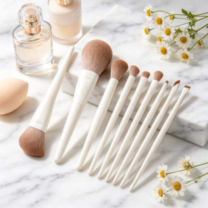 💄 Makeup Brushes | Silky Synthetic Vanity Set | Chic Gift