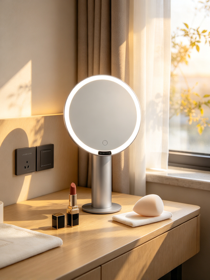 💡 Makeup Mirror | Metal Vanity Essential | Beauty-Lover Luminous Glow