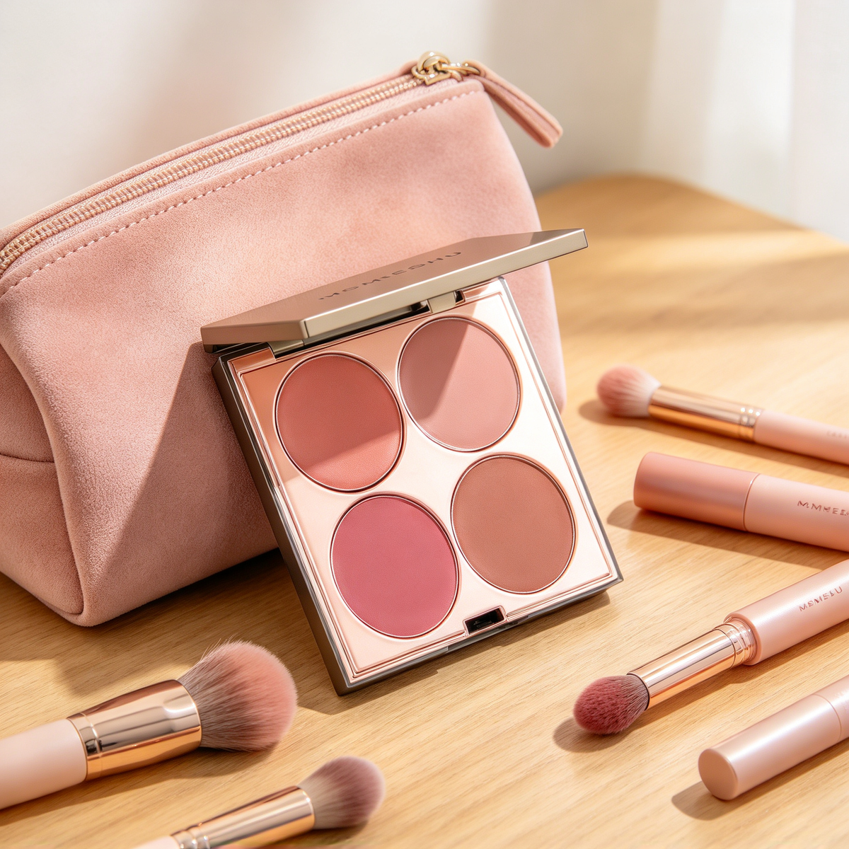 🌸 Blush Palette | Silky Powder Vanity Essential | Soft Sculpted Glow