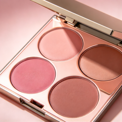 🌸 Blush Palette | Silky Powder Vanity Essential | Soft Sculpted Glow