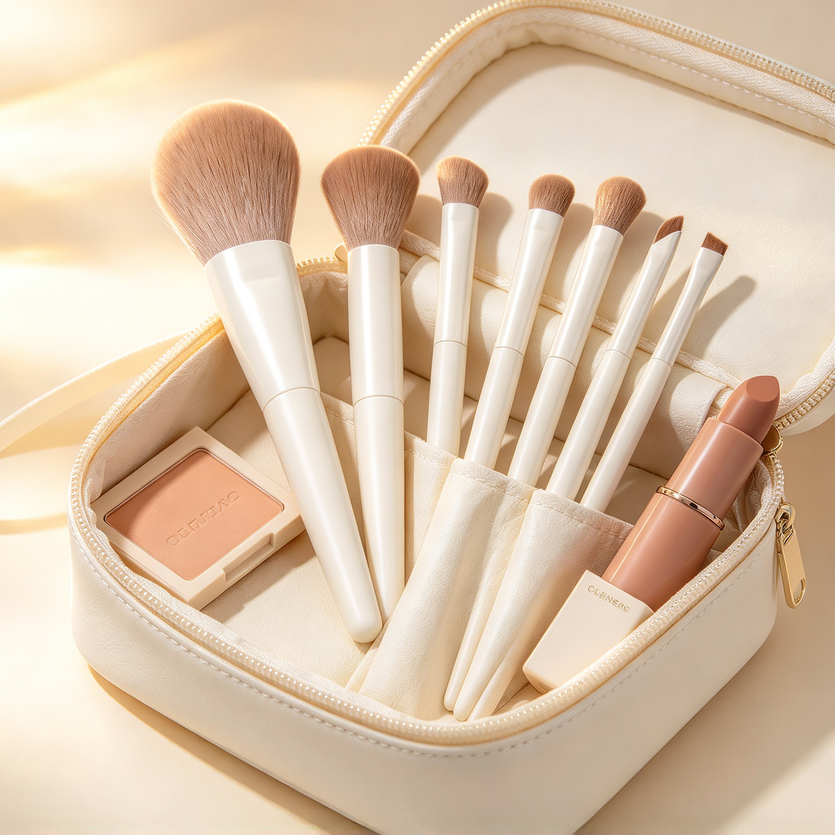 💄 Makeup Brushes | Silky Synthetic Vanity Set | Chic Gift