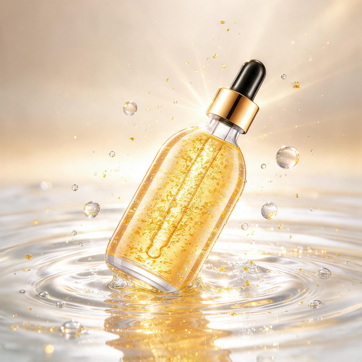 ✨ Firming Serum | Hyaluronic Gold Skincare | Radiant Youthful Finish